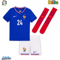 Frankrike Ibrahima Konate #24 Hjemmedraktsett Barn EM 2024 Kortermet (+ Korte bukser)